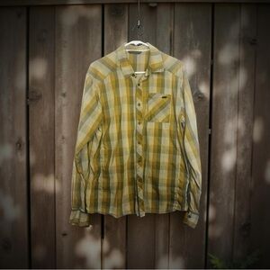 Arc'teryx Casual Button Down Shirt Green and Brown